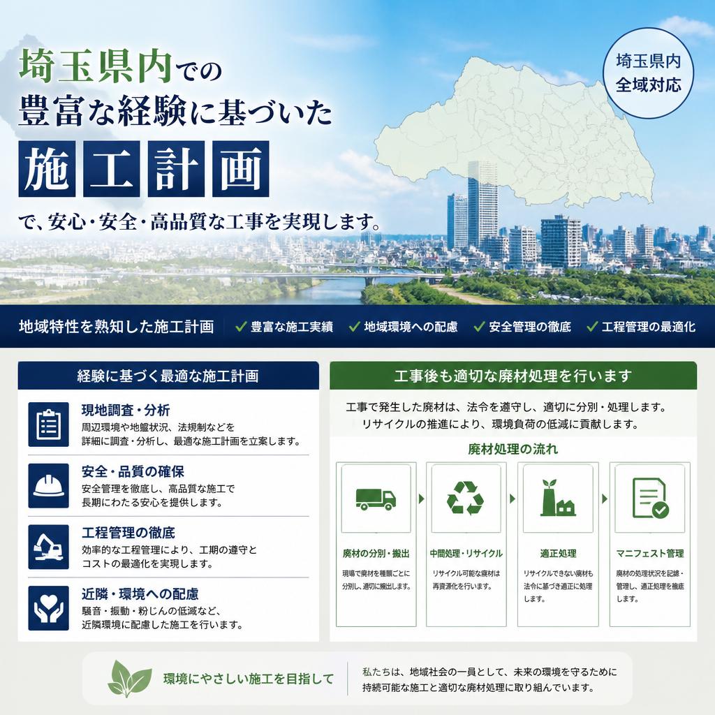 豊富な施工実績