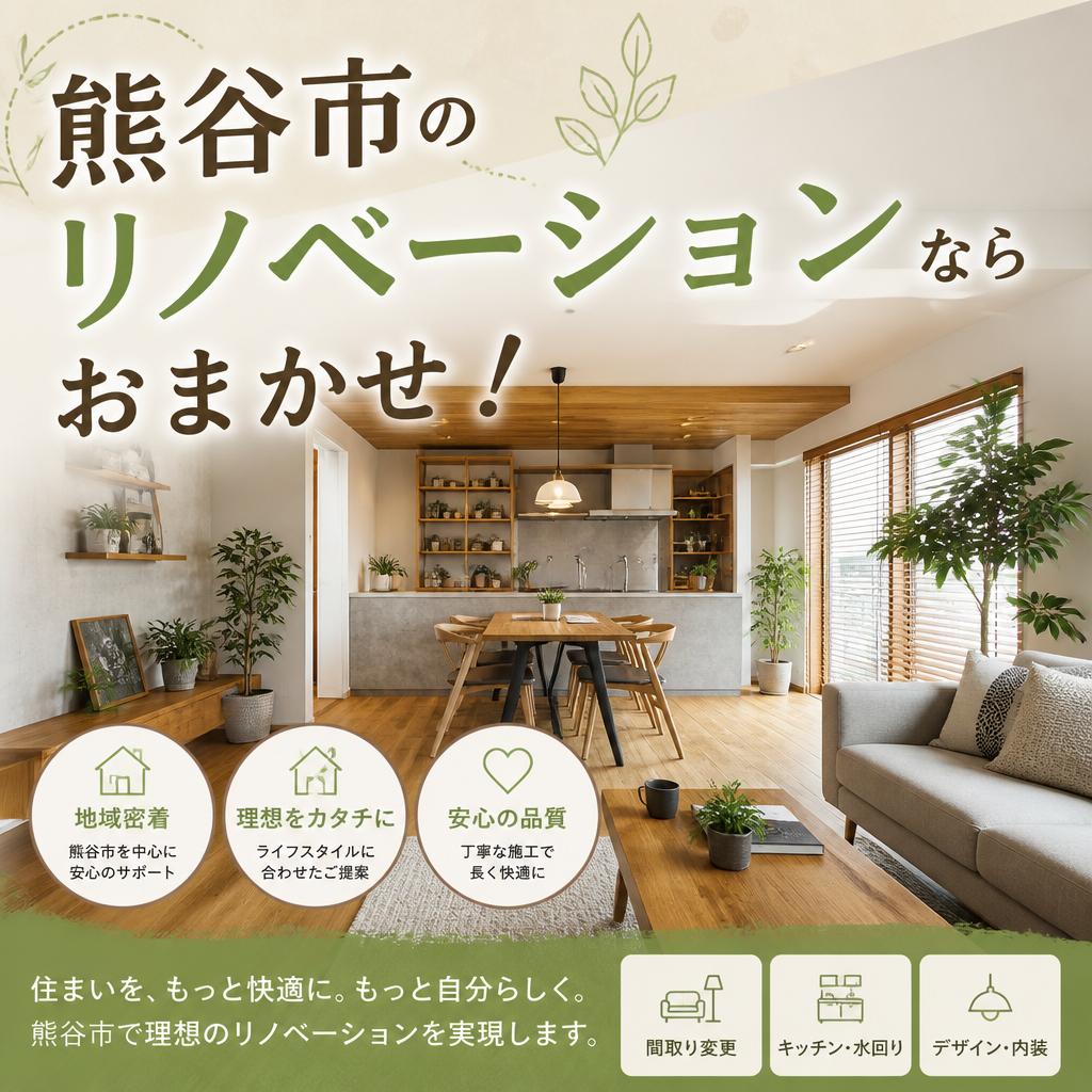 熊谷市のリノベーションならおまかせ！