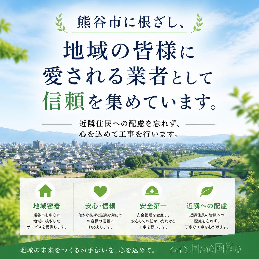 地域密着の安心感