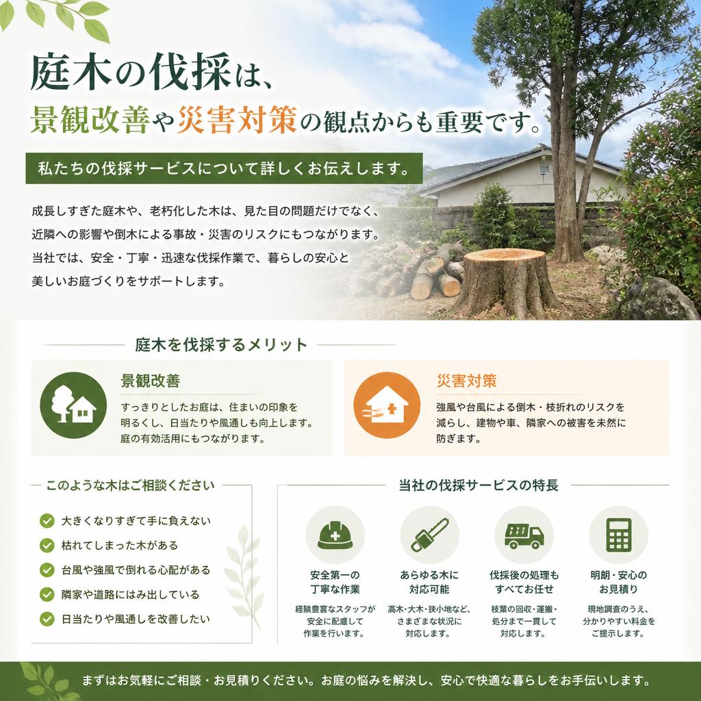 伐採サービスの重要性