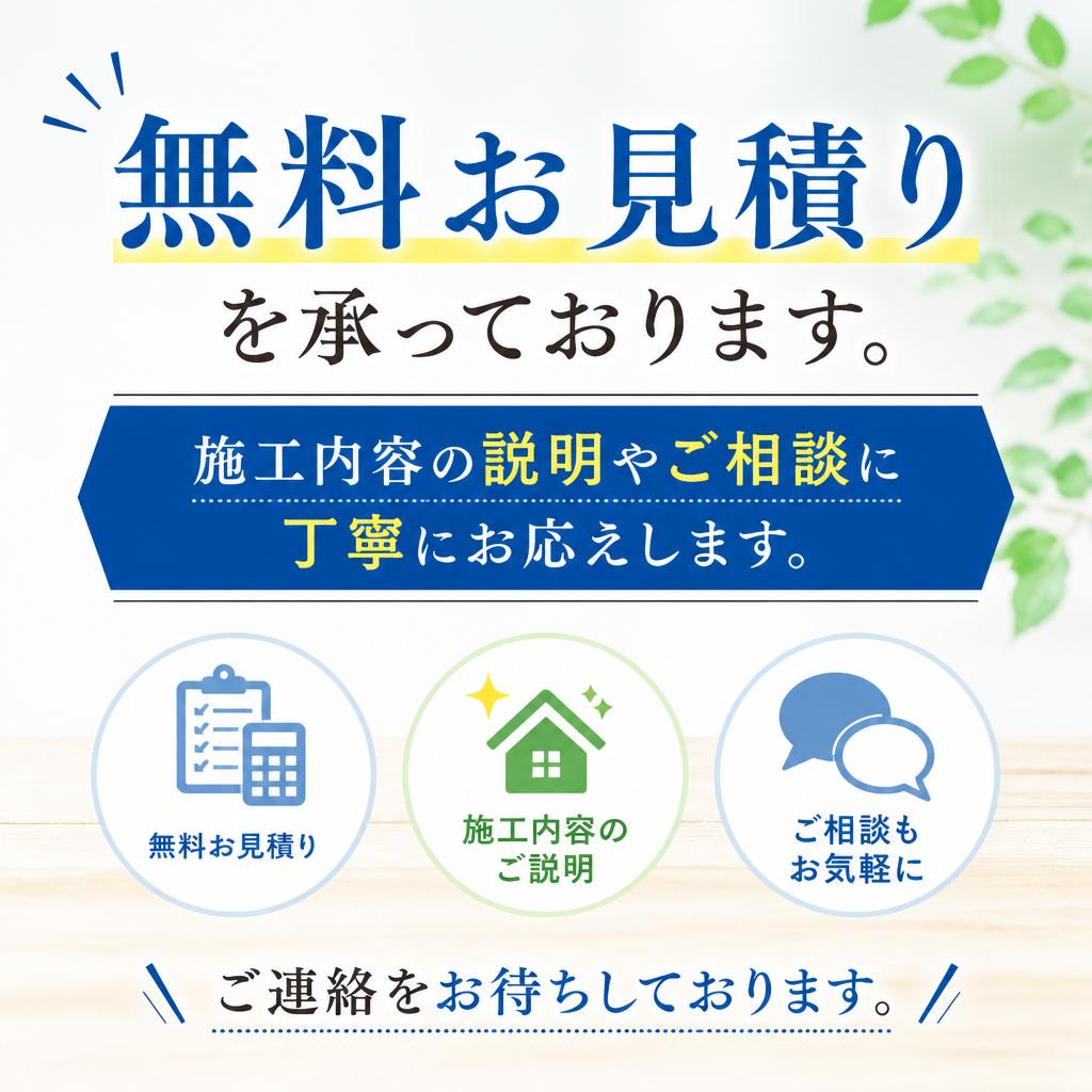 まずはお気軽にお問い合わせを！