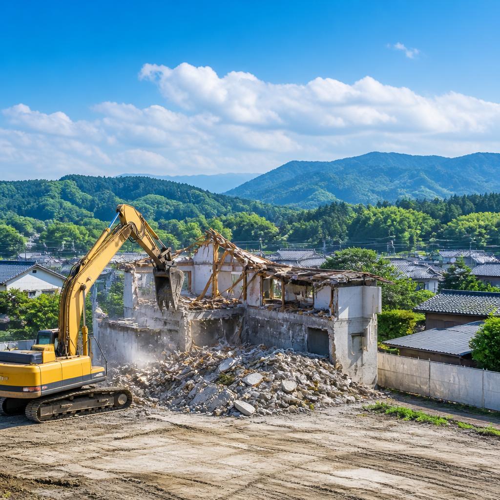 地方の皆様の安心を解体工事で支えます！
